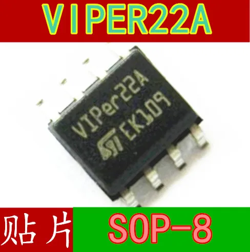 10 шт. VIPER22A VIPER22ASTR лапками углублением SOP-8