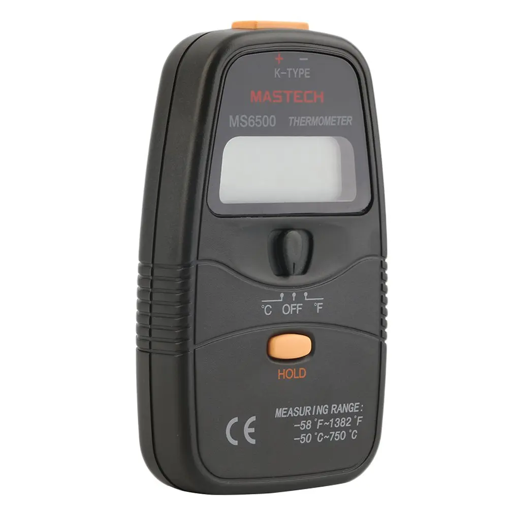 Горячие MASTECH MS6500 ручной k-тип lcd Цифровой термометр Ttemperature по всему миру магазин
