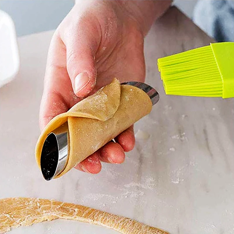 Торт рога форма Cannoli круассан трубы ракушки крем рога форма для выпечки МОЛД