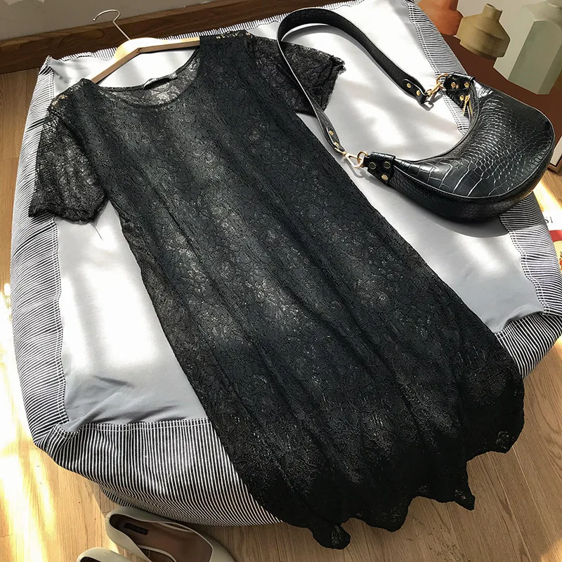 

Special Offer WOMEN'S Dress Processing Autumn Solid Color Elegant Dress College Style Lace Dress Women's Western Style 10.28