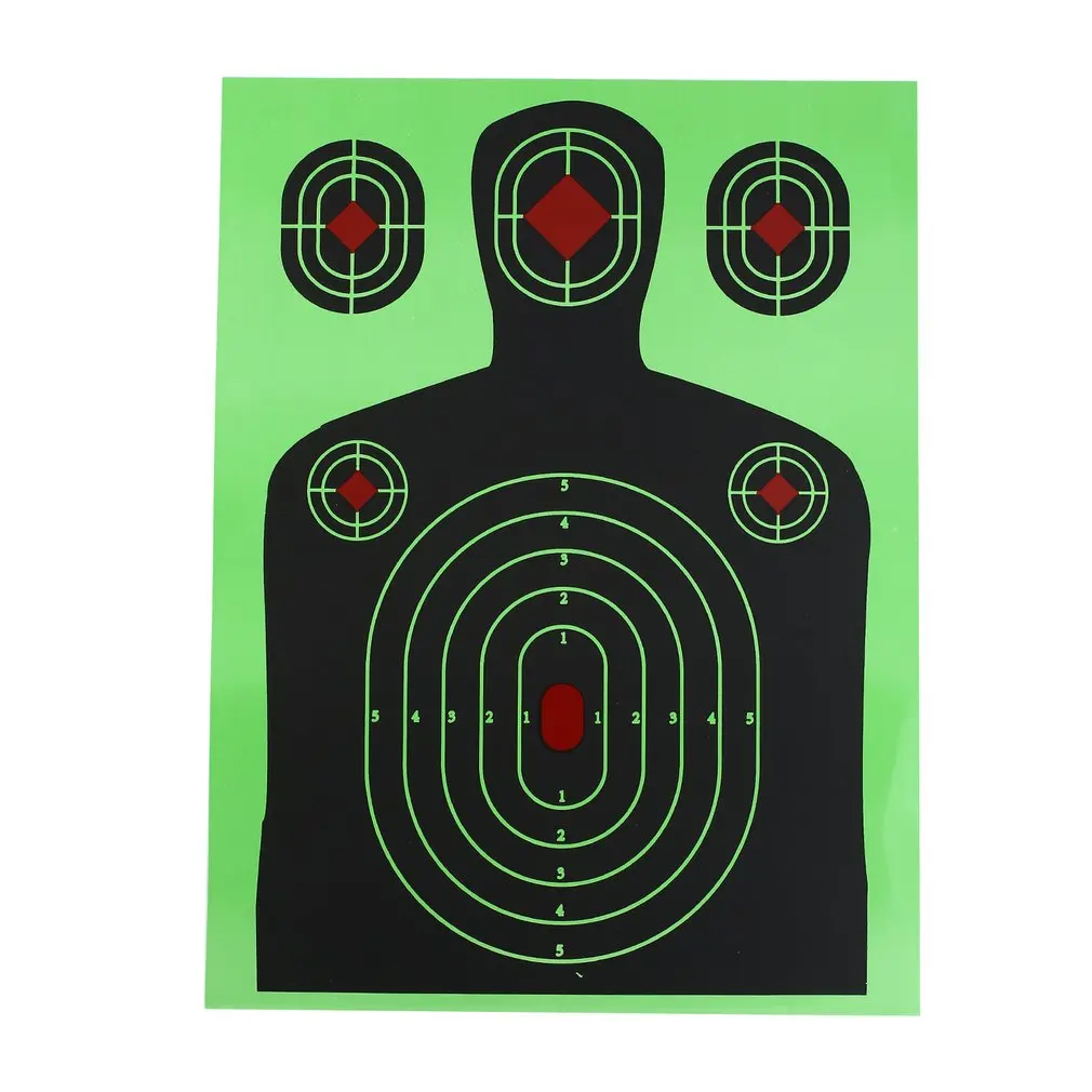 One sets Three Types of Target Shots Paper Shooting Targets Reactive Splatter Gun Rifle