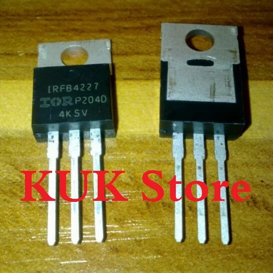 Реальные 100% оригинальный новый IRFB4227 IRFB4227PBF FB4227 MOSFET 200V 65A 220 10 шт./лот|Запасные