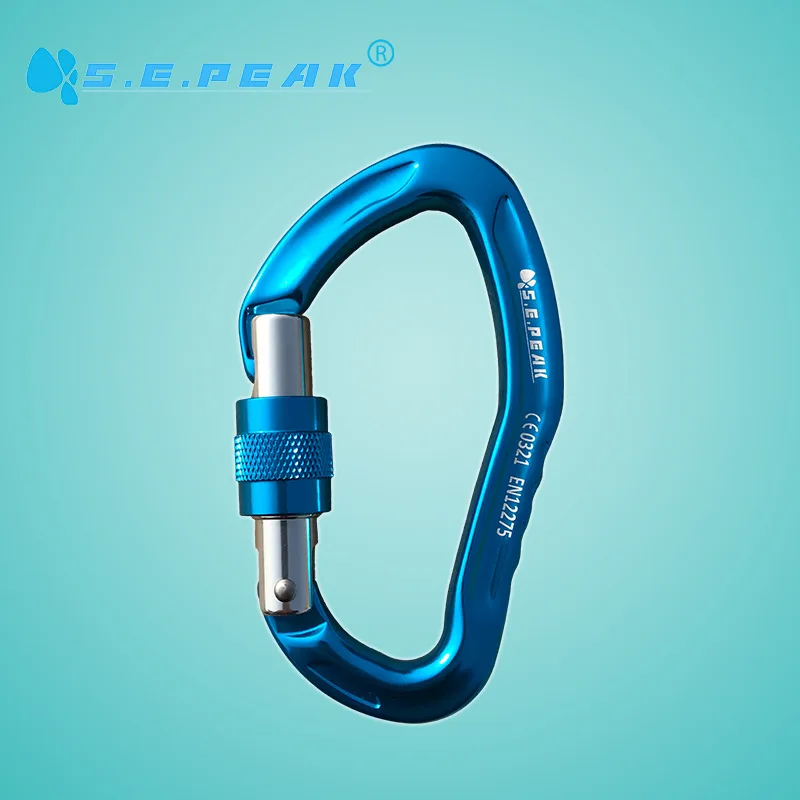 

Taiwan Import Outdoor Multi-Functional Carabiner Hanger D Type Aluminium Alloy Key Backpack Water Bottle Safe Buttons