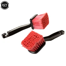 

Creative New Car Cleaner with Red Bristle and Black Handle Washing Tools Motorcycle Cleaning Car Wash Detailing Brush Car Detail