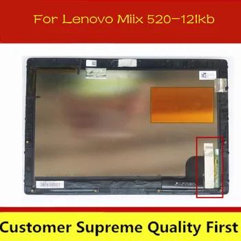 

With Frame lcd display For Lenovo Miix 520-12Ikb miix520-12 series 12.2" Touchscreen Lcd 2 In 1 Notebook lcd screen assembly