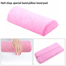 Гибкая и удобная Высококачественная губка, розовая практичная подушка, подушка для рук, подставка для дизайна ногтей, акриловая УФ-Гель-лак для маникюра