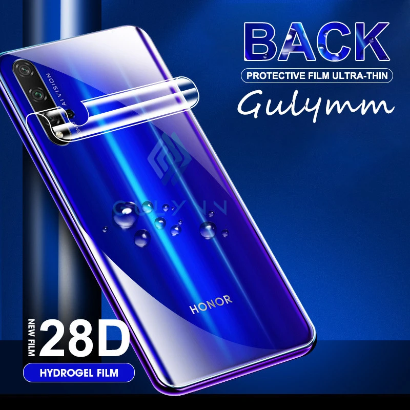 28D полная защита задней панели мягкий гидрогель пленка для Huawei P Smart 19 P30 Mate 40 30 Lite Pro