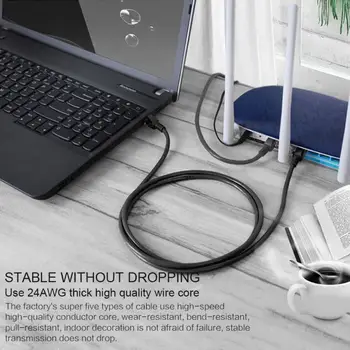

Ethernet Cable Cat-5e Lan Cable UTP CAT 6 RJ 45 Network Cable 10m/50m Patch Cord for Laptop Router RJ45 Network Cables