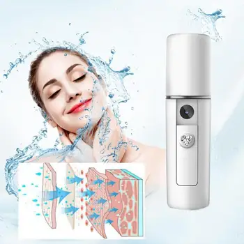 

Fan Handheld Spray Humidifier Portable Nano Moisturizer O2D9