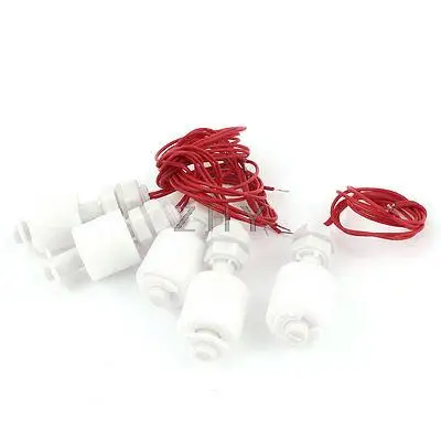

5 x ZP4510 White Plastic Liquid Water Level Sensor Float Floating Switch