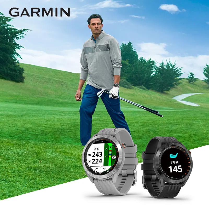 Оригинальные часы для гольфа с gps Garmin Approach S40, стильные gps Golf Смарт-часы легкие с сенсорным дисплеем водонепроницаемые часы