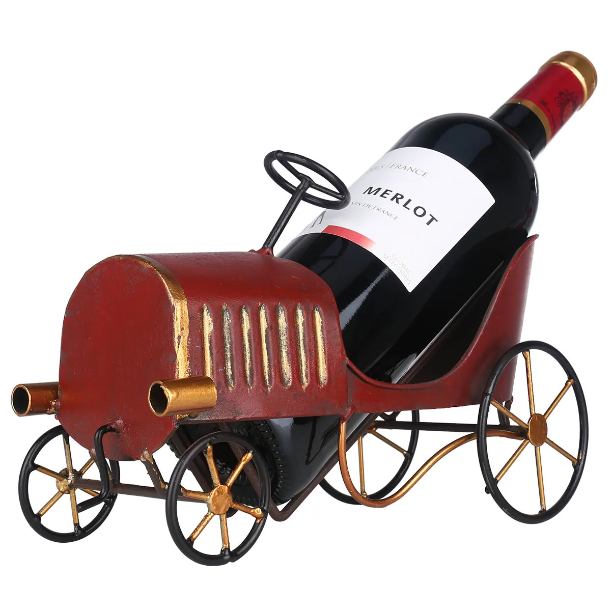 

Hot New Wine Bottle Holder Wecker Wine Holder Vintage Pickup Truck Wine Bottle Holder Statue or Decorative Wine Rack