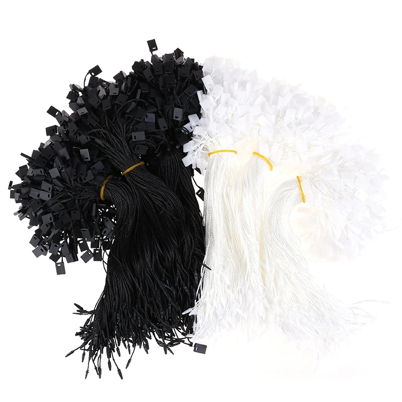Hot Sale Clothes Tag Rope Polyester Hanging Tablets For Garment Bag Tags Cards 1000Pcs Wholesale