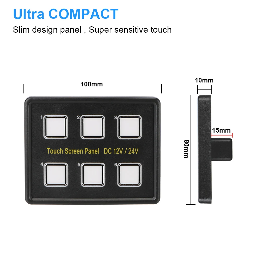 gang, touch screen, painel de controle de