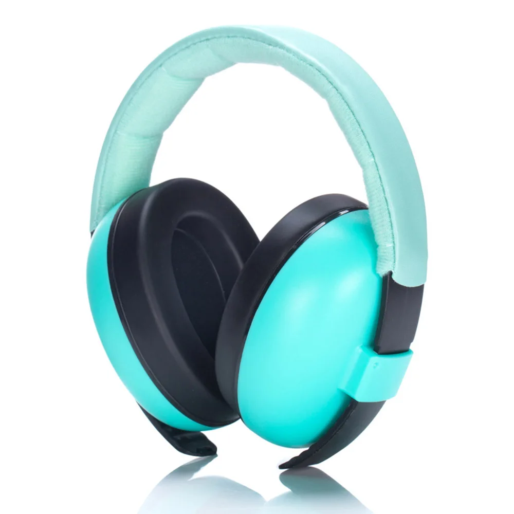 Skyblue-D Детские шумозащитные наушники для детей, защита ушей для сна, звукоизоляционные наушники для детей, защита от шума и слуха, защита ушей - Цвет: Skyblue-D
