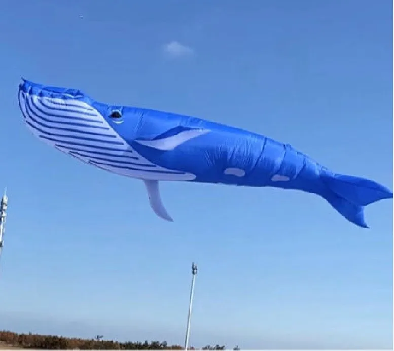 20m Whale kite giant 3d kites for adult inflatable kite windsack ripstop  nylon wind indicator pilot kite adult kites windsock