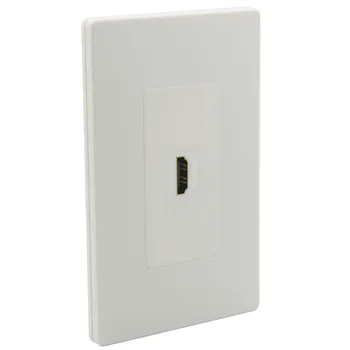 

New Design 1 Gang No Screw 1 2 3 4 6 Ports HDMI Female To Female Wall Plate