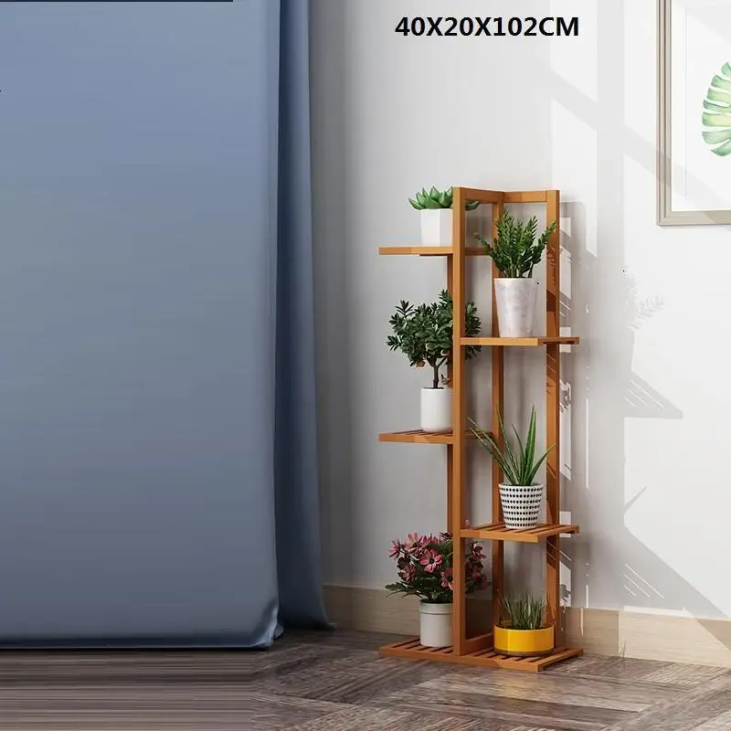 Stojaki Na Kwiaty Varanda Etagere Pour Plante Wood Flores Estante Para Plantas подставка для балкона Dekoration Цветочная