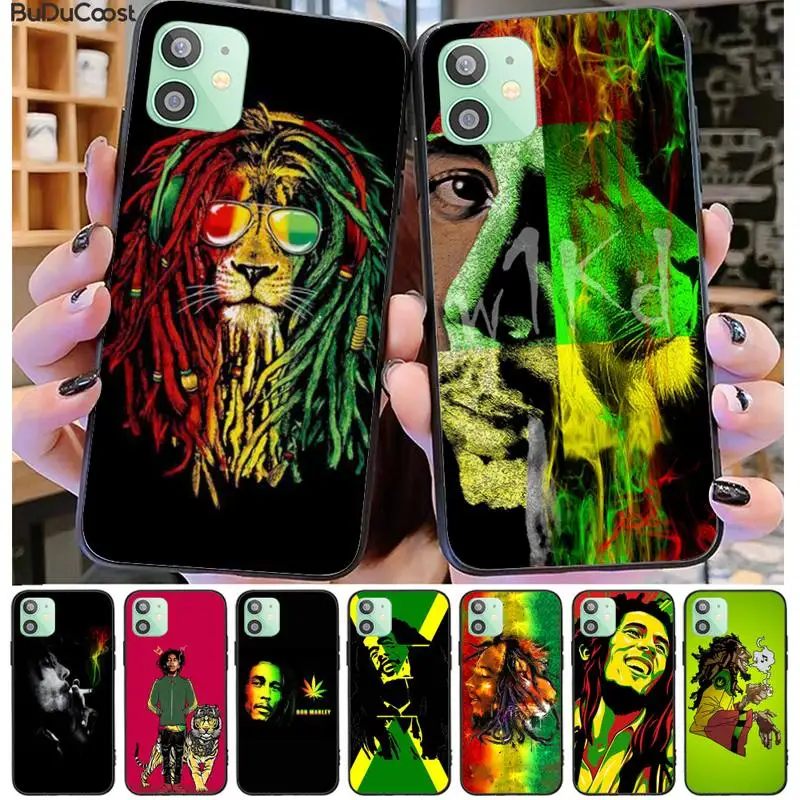 Боб marleys Лев растаман Мягкий чехол для мобильного телефона iphone 11 Pro11 Pro Max X XS XR MAX 8plus