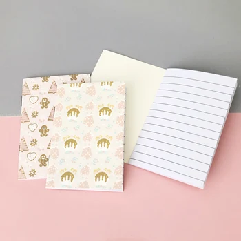 

1X Fresh Christmas Style Small Lined Notebook School Office Supply Student Stationery Notepad Promotion Gift
