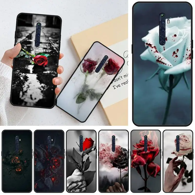 Reayou колючая Роза ТПУ Мягкий силиконовый чехол для телефона OPPO R9 R9S 9S PLUS 11 plus 11S 15