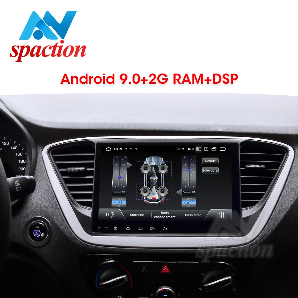 Автомагнитола Anspaction для Hyundai Verna Solaris Android 9 0 2017 2018 | Автомобили и мотоциклы