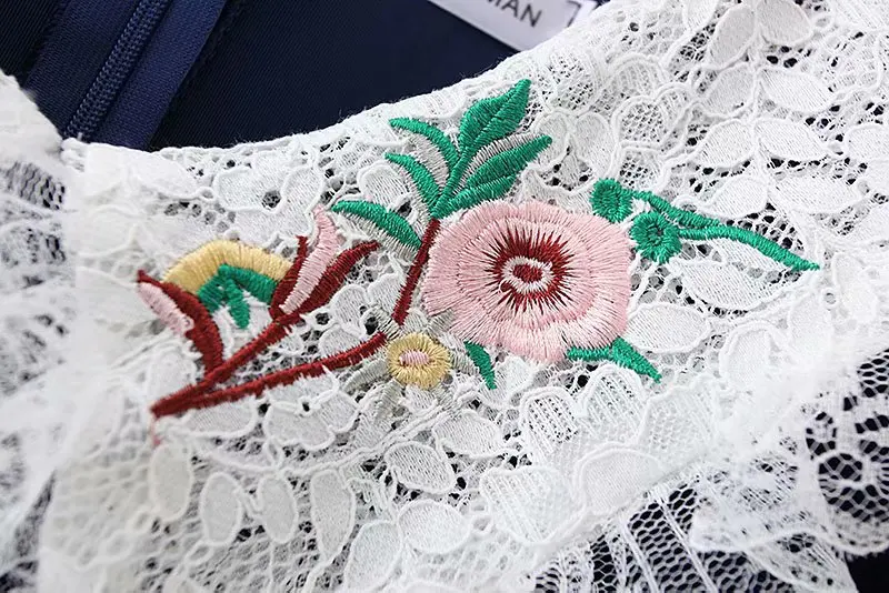 Yd55-9047 в европейском и американском стиле; Модное детское бархатное платье с вышивкой и воротником