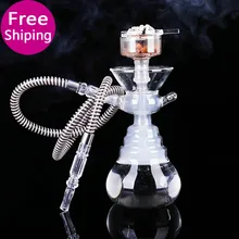 Бренд hookahs стеклянный кальян с чашей, стеклянная трубка с трубка из белого силикона сглаживающая труба