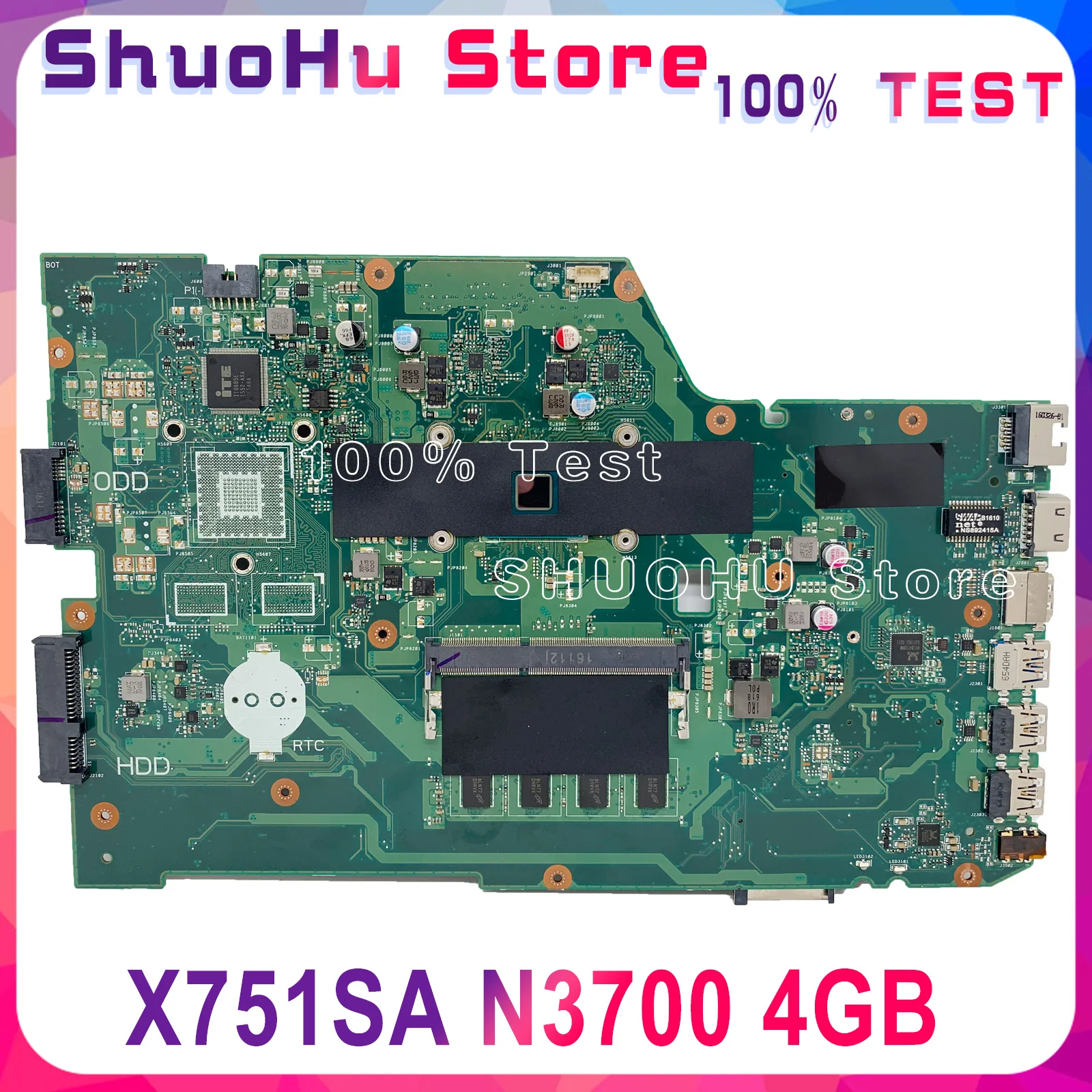 Kefu X751sa For Asus X751sj X751sv X751s Laptop Motherboard Tested 100% ...