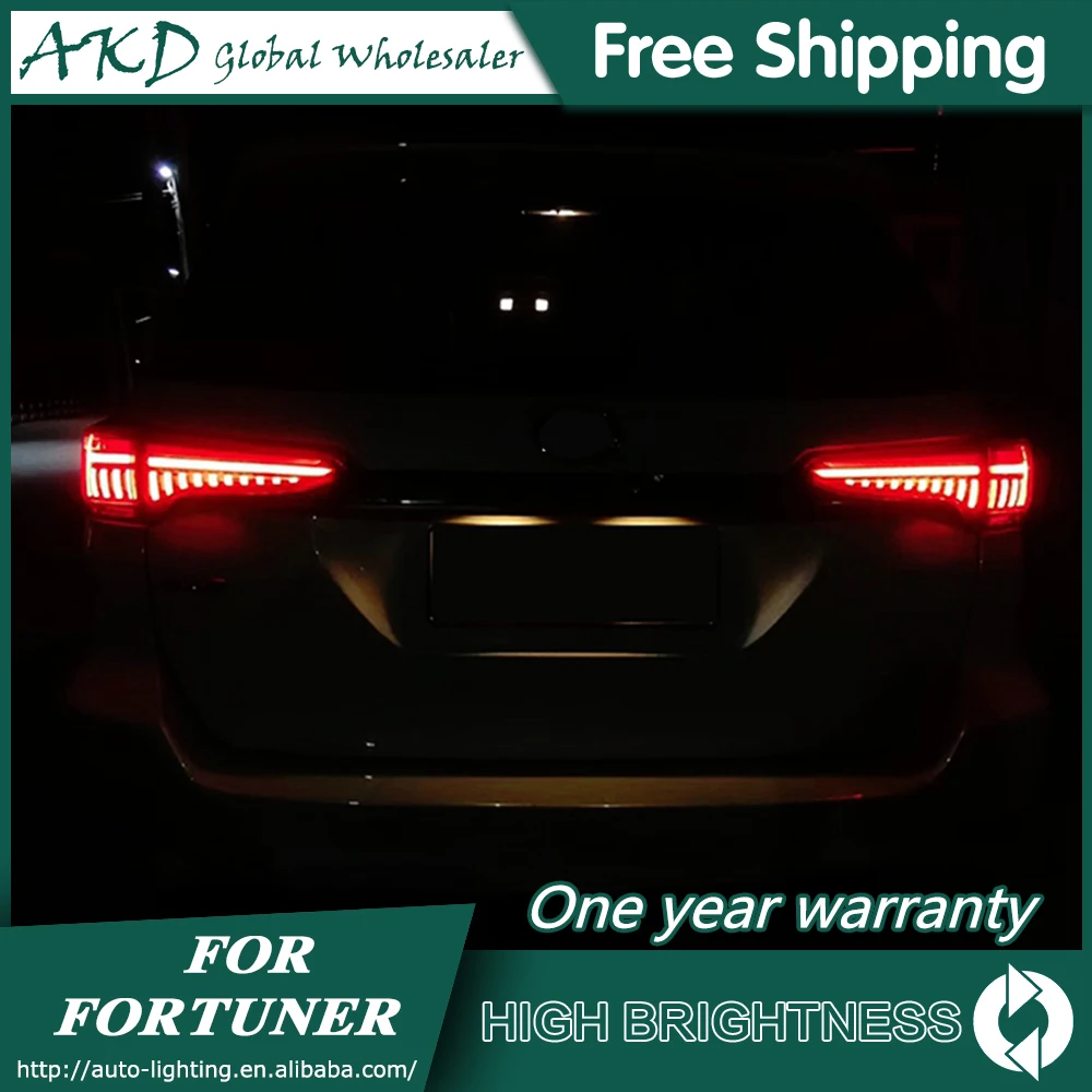 Задний фонарь для Toyota Fortuner- Audi-дизайн задние фонари светодиодные противотуманные фары DRL дневные ходовые огни тюнинг автомобильные аксессуары