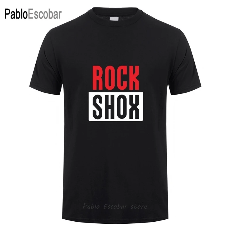 Футболка Rockshox Rock Shox новые модные майки с коротким рукавом для горных велосипедов