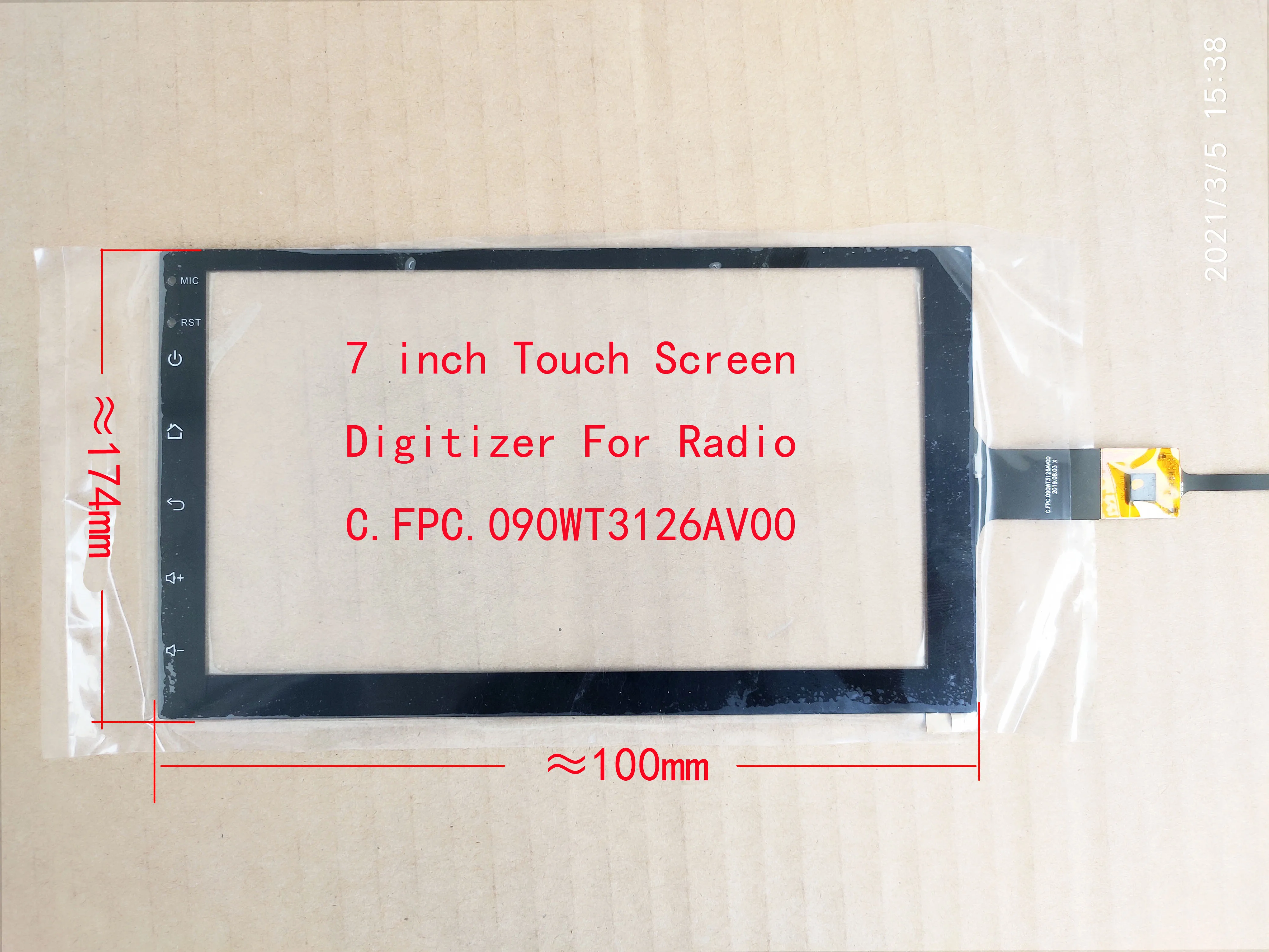 7inch Car Radio MP5 Capacitive Touch Screen GT911 6pin 174*100mm C.FPC.090WT3126AV00 | Компьютеры и офис