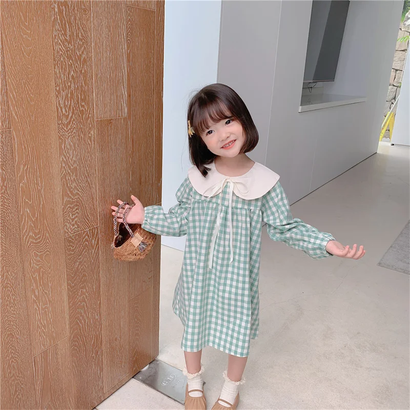 

Girl Dress Party Evening Gown Cotton 2022 Luxury Design Spring Autumn Flower Girl Dress for Wedding Tutu Fluffy Birthday Kids Ba