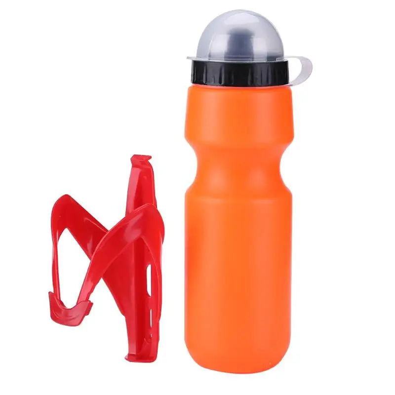Orange and Red 650 мл портативная бутылка для воды с держателем для чайника - Цвет: Orange and Red