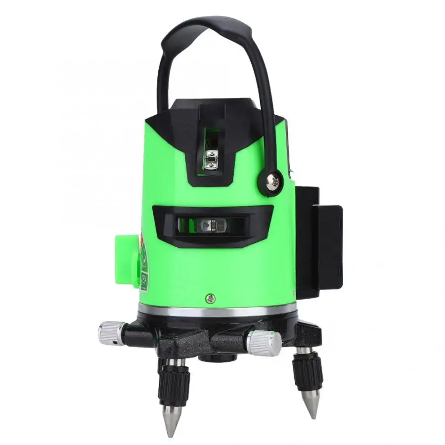

2D Green Beam Laser Level Self-Leveling Line Laser Meter 5 Line Measuring Tool 532nm Wavelength Green Laser
