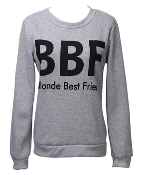 

Fasion Women Long Sleeve Letter Print Hoodies Pullover Cotton Tops Jumper Sweatshirt 3FS