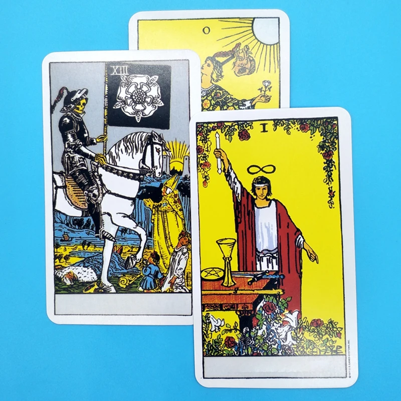 

Tarot Cards Radiant Rider With Colorful Box Factory Made High Quality Smith Tarot Deck Board Game Cards Full English