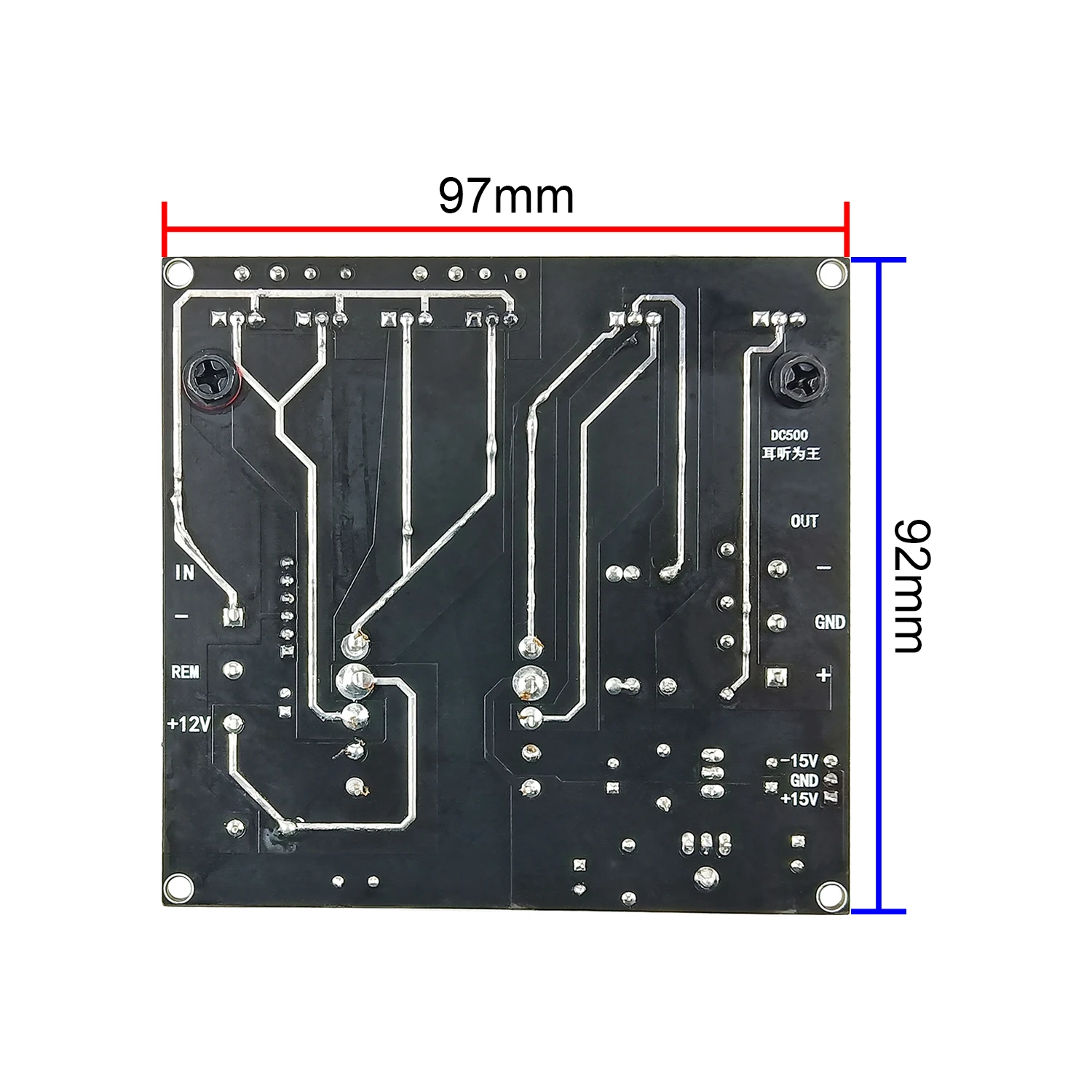 Fonte de Alimentação Placa de Pré-amplificador de Uso Amplificadora para Tda89 Dc12v a ± Tensão Auxiliar 15v 500w Amp 39v ± - Image 6