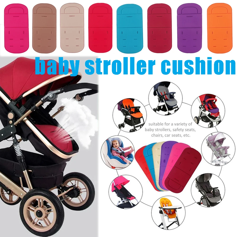 Baby Stroller Soft Cushion Pram Car Seat Mat Pushchair Cover Liner Pad Washable