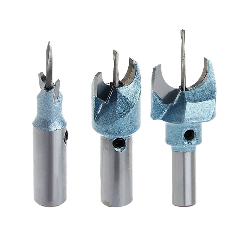 3 Pieces Router Bit Buddha Beads Ball Wooden Beading Drill Bit Woodworking Tool