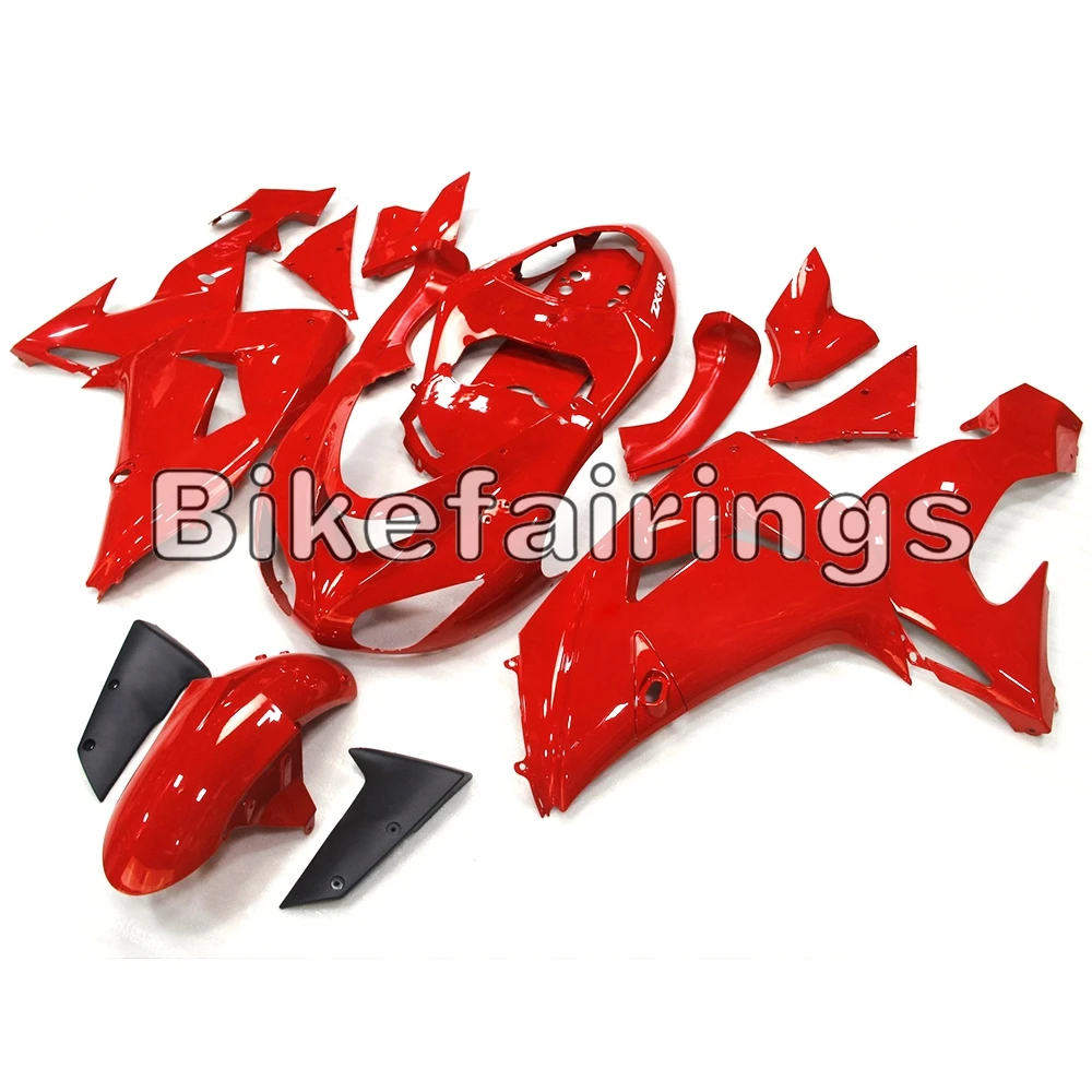 Мотоцикл Полный комплект обтекателя Для Kawasaki ZX10R2006 2007 ZX-10R 06 07 ABS пластик инъекции блеск капота конфеты красный кузов