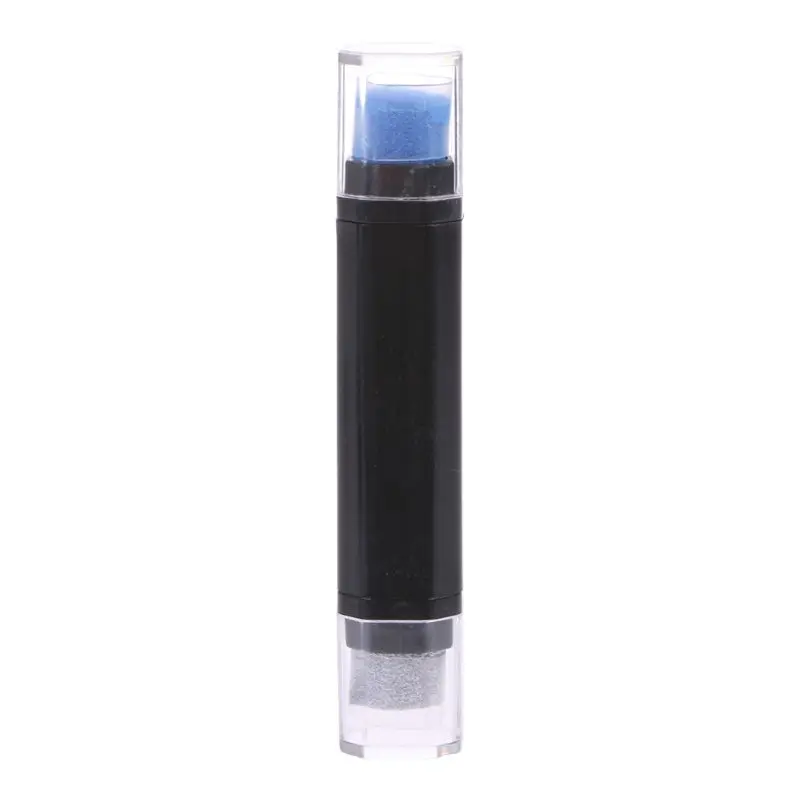 Silver sky blue Двухцветная чернильная подушечка Ручка резиновые штампы DIY Скрапбукинг чернильная подушечка школьные принадлежности LX9A - Цвет: Silver sky blue