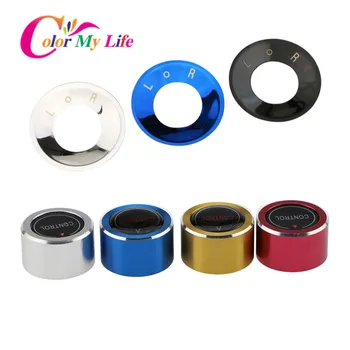 

Color My Life Car Rearview Mirror Push-Button Knob Cover for Chevrolet Cruze 2009-2014 Accessories Control Button Switch Sticker