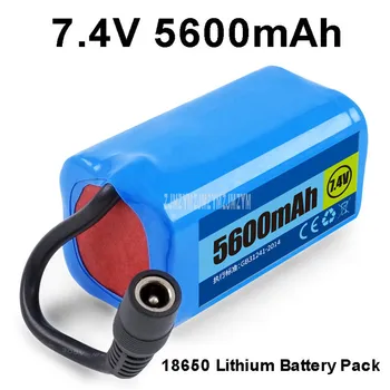 

7.4V 5600mAh 18650 Lithium Battery Pack 4 Core For Bicycle Light/Headlight/Speaker/Security Product High Capacity Power Supply