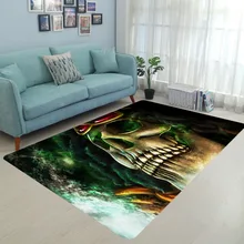 Скандинавский коврик с изображением черепа гостиная домашний Диванный кофейный столик Спальня Мягкий Диван Большие коврики прикроватный коврик Современный напольный коврик по индивидуальному заказу