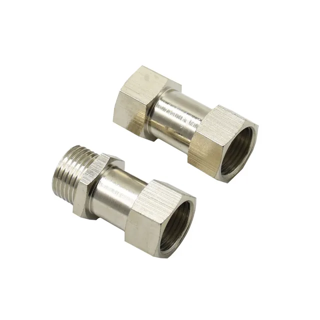 1/2 "3/4 Hüvelykes Szál-Ellenőrző Szelep Csatlakozó Sárgaréz Réz Fürdőszoba Vízmelegítő Wc-Csatlakozó Egyirányú Ízületi Adapter - Image 4