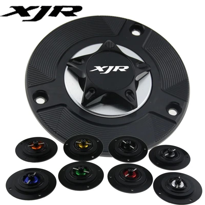 

CNC Aluminum Keyless Motorcycle Accessories Fuel Gas Tank Cap Cover for YAMAHA XJR1200 1994-1997/ XJR1300 1998-2010 XJR400R