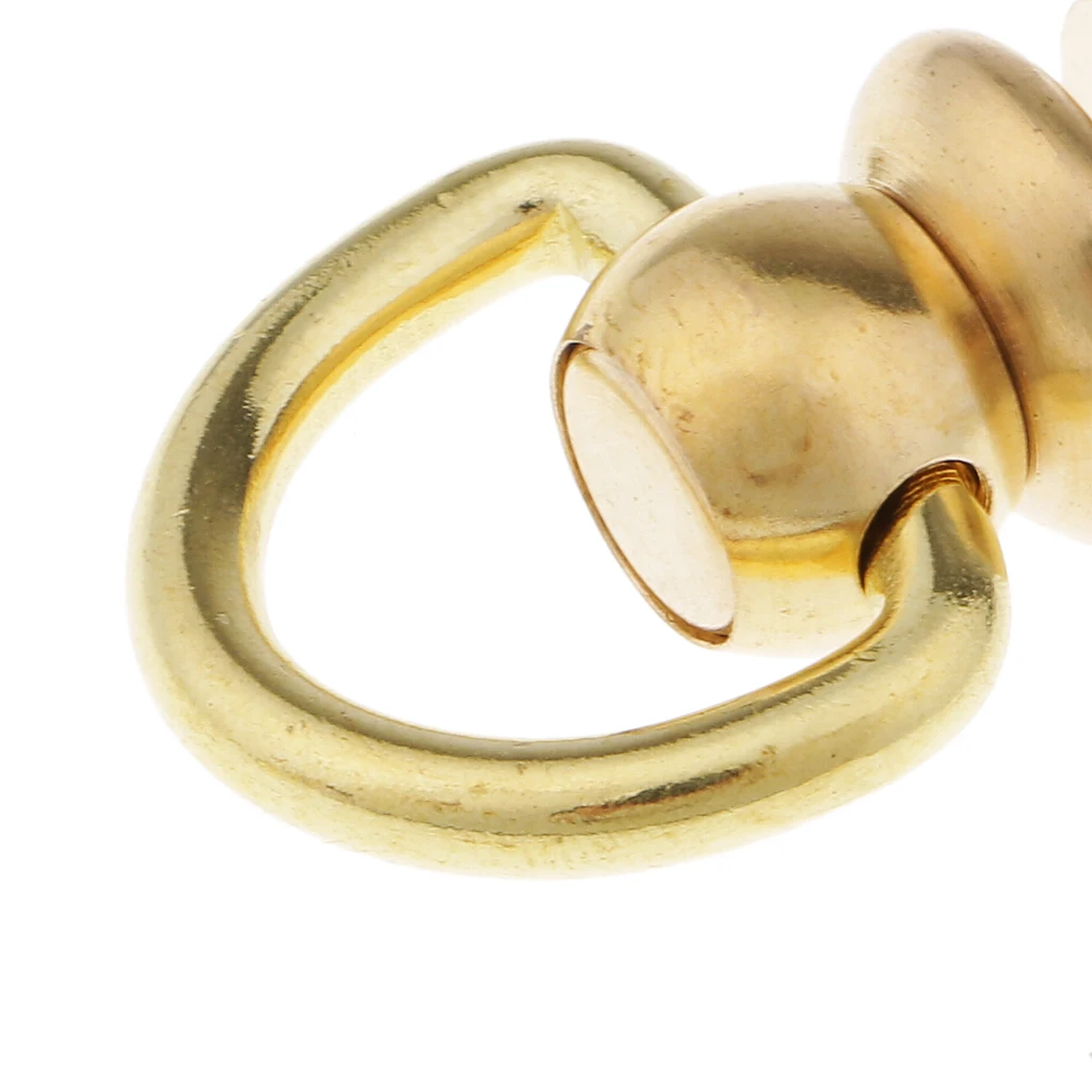 Metal Ball Post With D Ring Rivet Stud Nail Chicago Screw Back Leather Craft