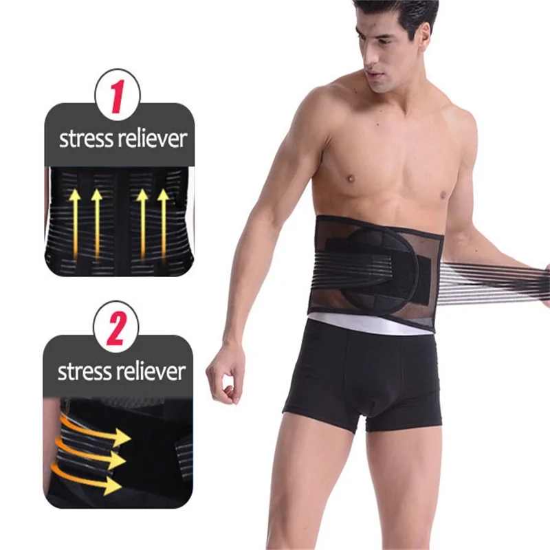 

Orthopedic Back Belt Men Posture Correction Belt Elastic Bandage Lower Back Pain Belt Braces Supports Waist Support