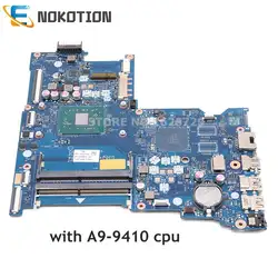 NOKOTION для hp 15-BA 15-BA113NA Материнская плата ноутбука 854969-601 854969-001 аккумулятор большой емкости CDL51 LA-D712P AM9410AFY23AC A9-9410 Процессор